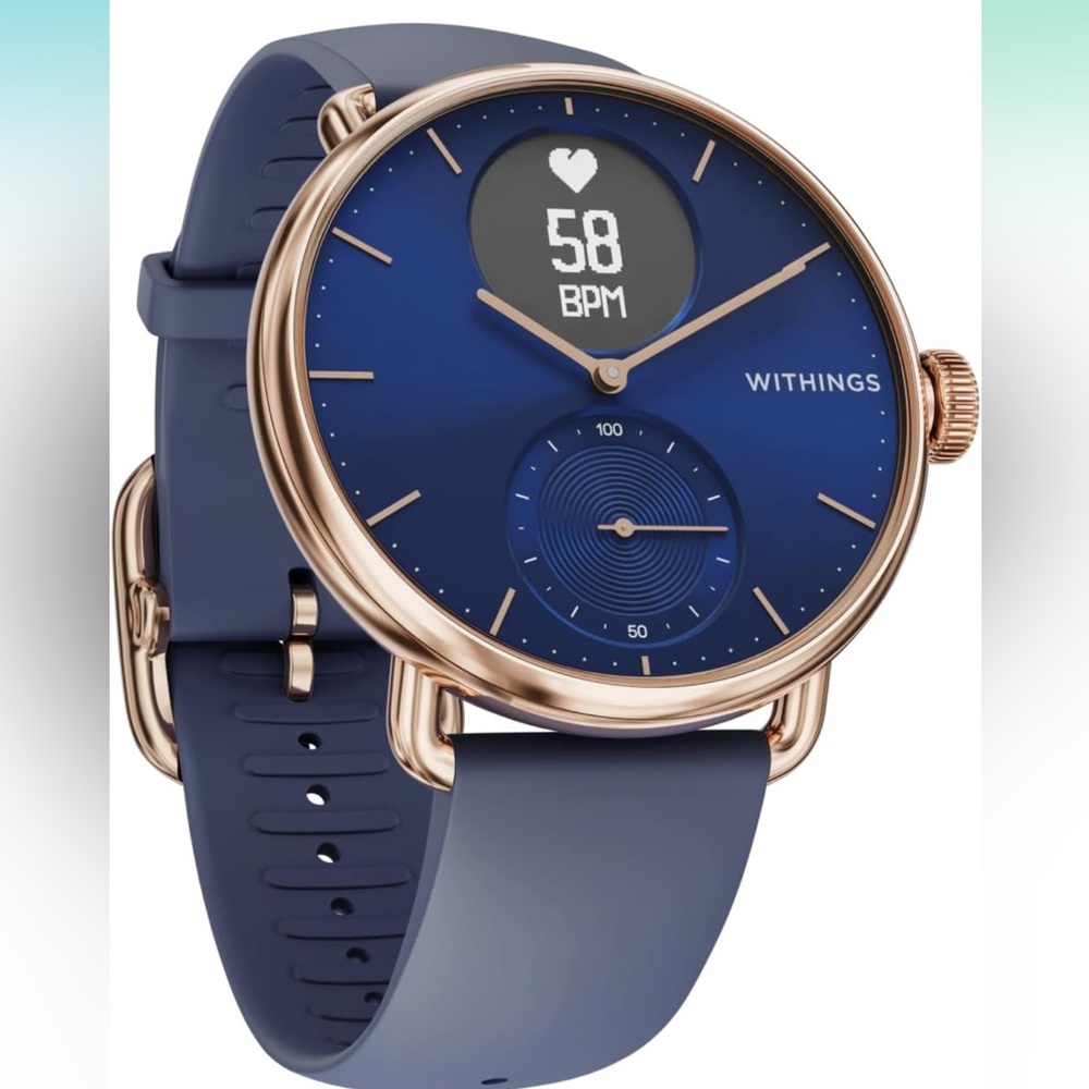 Withings Scanwatch - Smart Watch & Activity Tracker: Android & Apple Compatible.